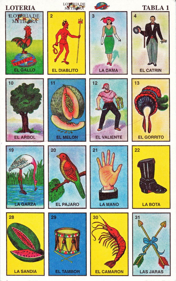 Traditional Loteria Cards